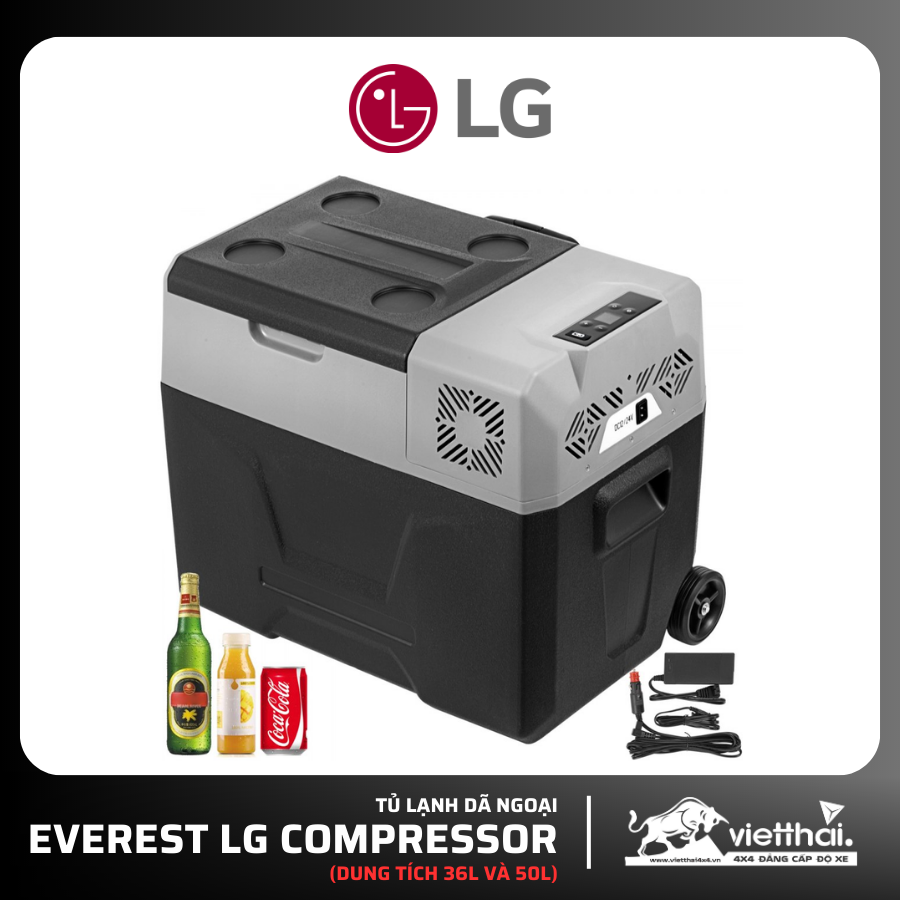 Tủ lạnh dã ngoại Everest LG Compressor (Dung tích 36L và 50L)